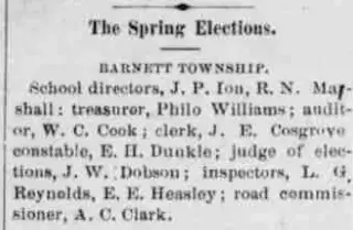 Political Newspaper clipping from Mar 1, 1899 5760381