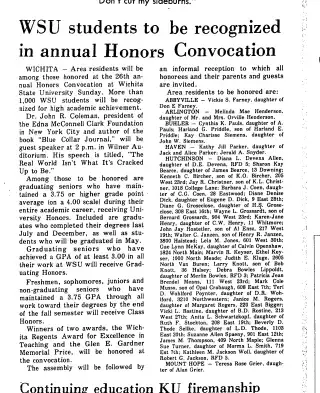 other Newspaper clipping from May 1, 1980 5760538