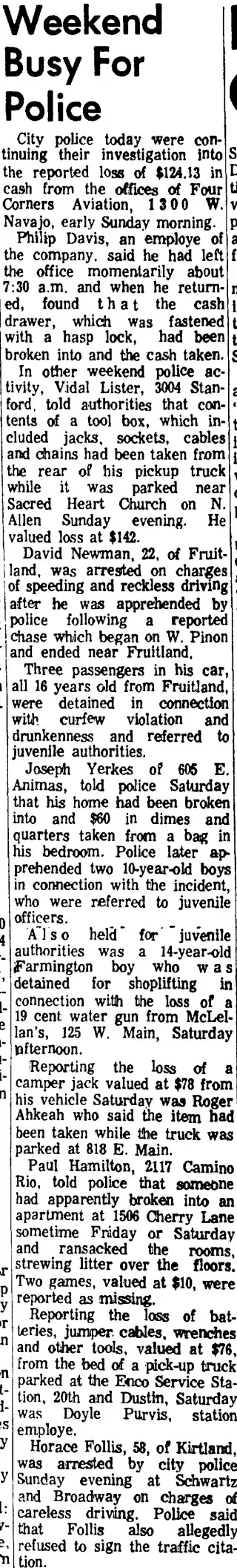 other Newspaper clipping from Feb 15, 1971 5760576