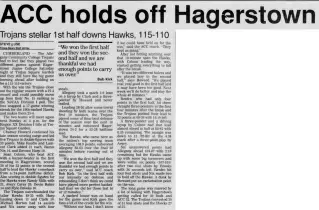 Sports Newspaper clipping from Feb 25, 1996 5760713
