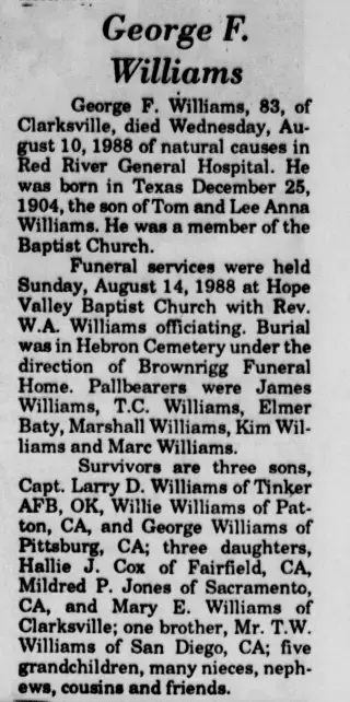 other Newspaper clipping from Aug 17, 1988 5760894