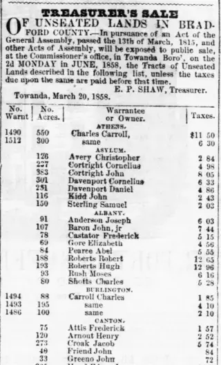 other Newspaper clipping from Apr 1, 1858 5761263
