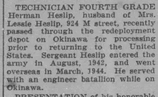 other Newspaper clipping from Dec 11, 1945 5761403