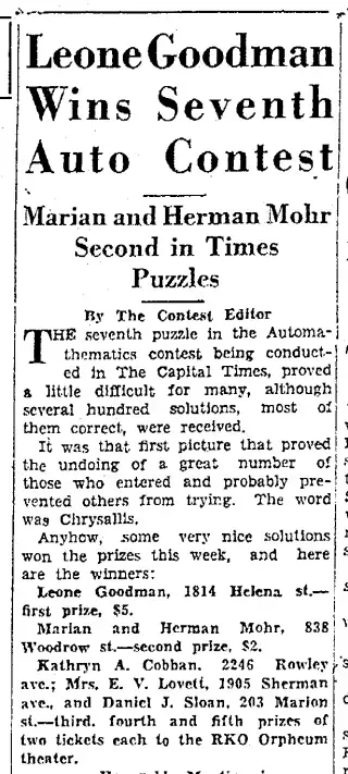 other Newspaper clipping from Mar 2, 1930 5761488