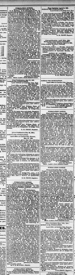 Business Newspaper clipping from May 23, 1892 5761570