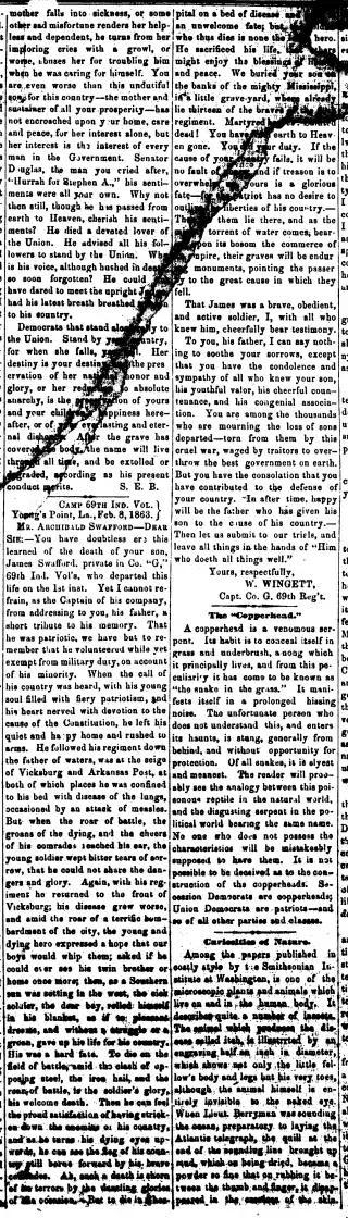 other Newspaper clipping from Mar 25, 1863 5761961
