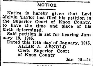 other Newspaper clipping from Jan 15, 1945 5762216