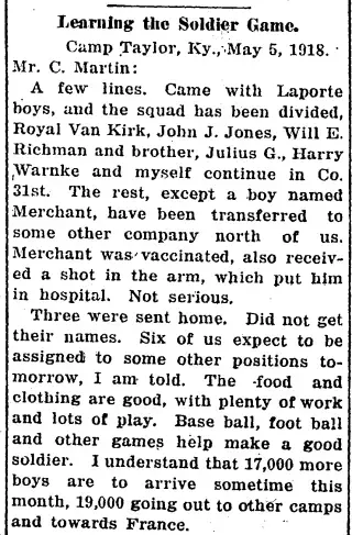 other Newspaper clipping from May 23, 1918 5762306