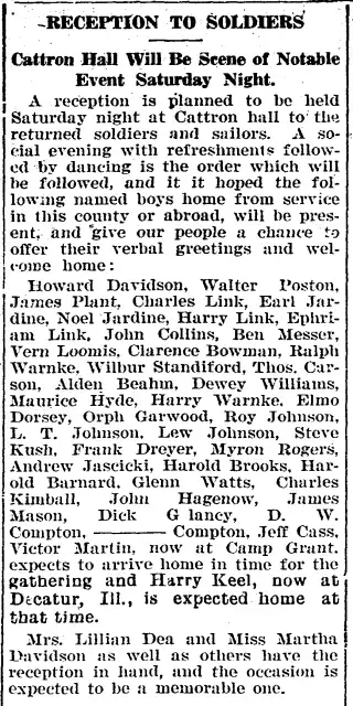 other Newspaper clipping from Apr 10, 1919 5762336