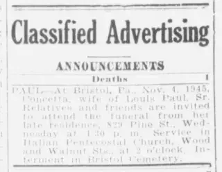 other Newspaper clipping from Nov 5, 1945 5762393