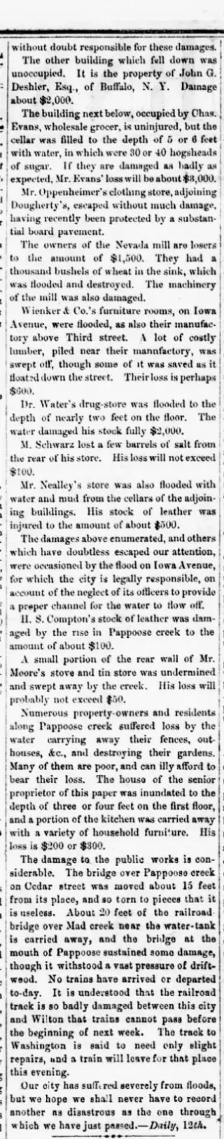 other Newspaper clipping from May 13, 1859 5762498