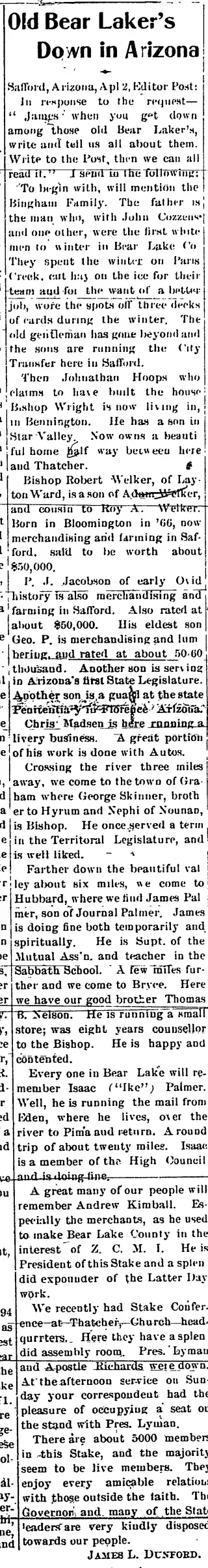 General news Newspaper clipping from Apr 19, 1912 5762926