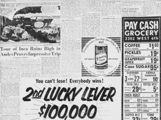 other Newspaper clipping from Sep 24, 1954 5763244