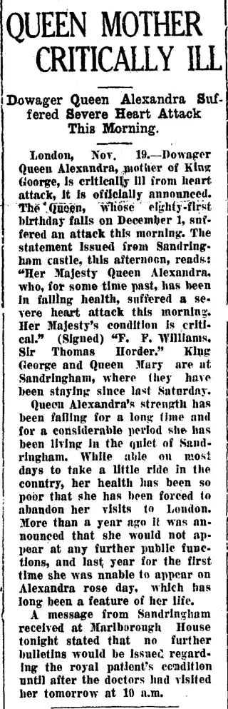 other Newspaper clipping from Nov 19, 1925 5763566