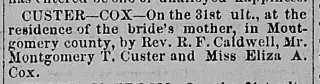 Marriage Newspaper clipping from Jan 7, 1869 5763676