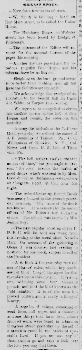 other Newspaper clipping from Jan 31, 1878 5763826