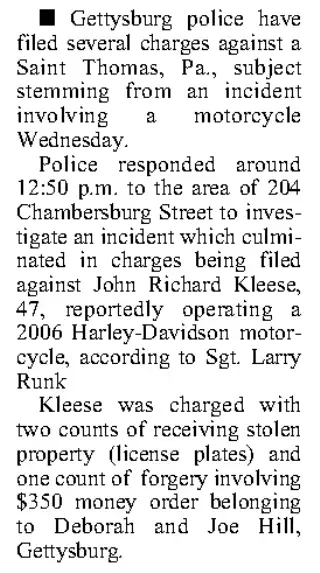other Newspaper clipping from Oct 2, 2009 5763879