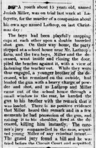 Crime Newspaper clipping from Jul 27, 1858 5764066