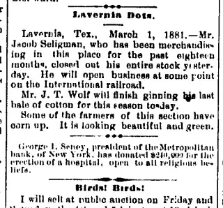 other Newspaper clipping from Mar 2, 1881 5764476