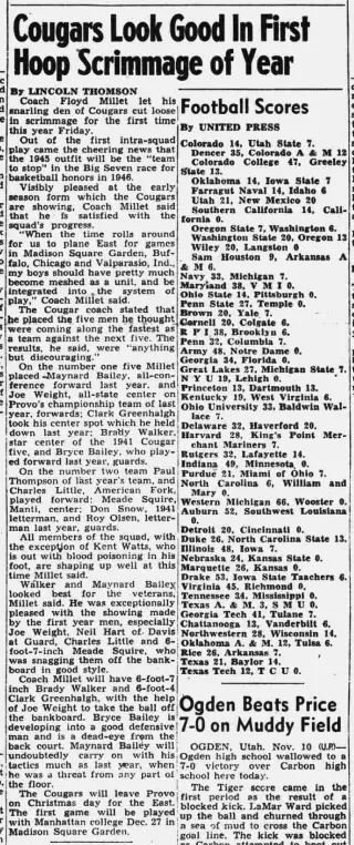 other Newspaper clipping from Nov 11, 1945 5764589