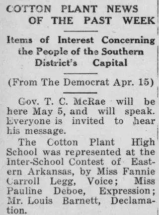 General news Newspaper clipping from Apr 22, 1921 5764663