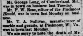 other Newspaper clipping from Oct 3, 1889 5764985