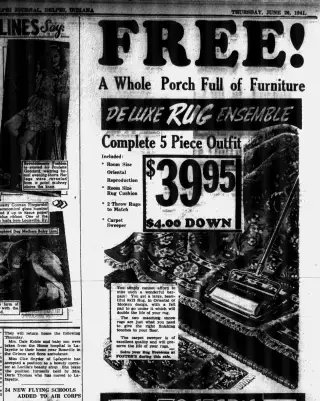 Birth Newspaper clipping from Jun 26, 1941 5765708