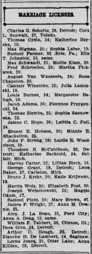Marriage Newspaper clipping from Jun 28, 1910 5765786