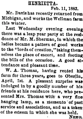 other Newspaper clipping from Mar 13, 1884 5766095