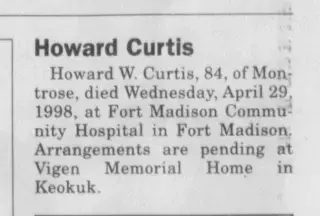 other Newspaper clipping from May 1, 1998 5766117