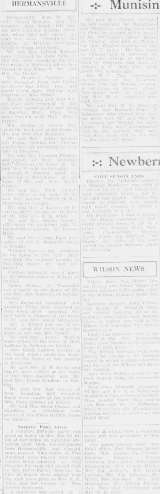 other Newspaper clipping from Sep 20, 1933 5766339