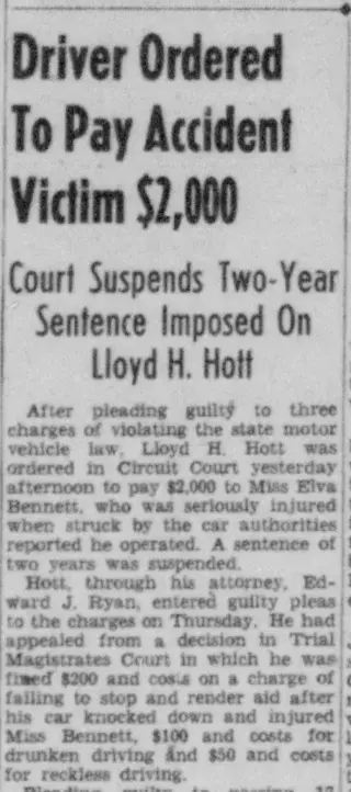 Crime Newspaper clipping from Oct 26, 1946 5766364
