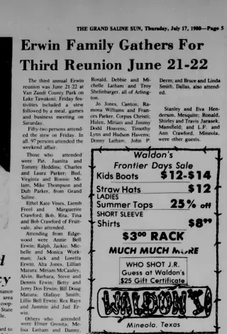 other Newspaper clipping from Jul 17, 1980 5766474