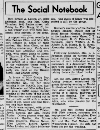 other Newspaper clipping from Feb 9, 1943 5766477