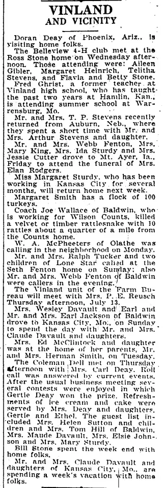 other Newspaper clipping from Jul 6, 1939 5766484