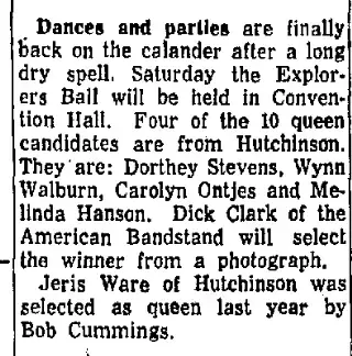 other Newspaper clipping from Apr 17, 1958 5766855