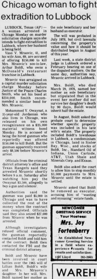Crime Newspaper clipping from Dec 4, 1979 5767177