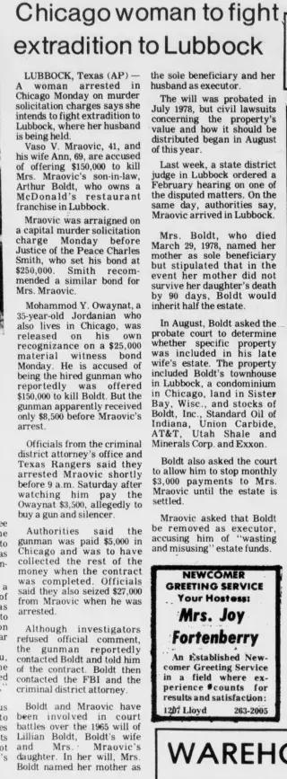 Crime Newspaper clipping from Dec 4, 1979 5767178