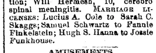 Marriage Newspaper clipping from Mar 4, 1893 5767243