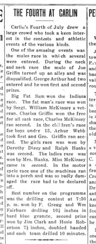 other Newspaper clipping from Jul 5, 1913 5767385