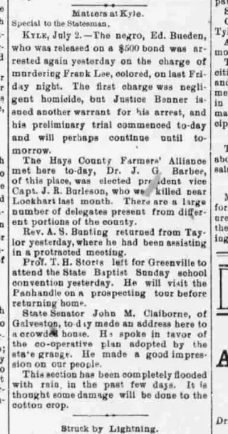 other Newspaper clipping from Jul 4, 1889 5767963
