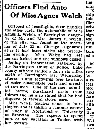 other Newspaper clipping from Aug 2, 1933 5768245