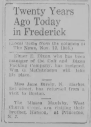other Newspaper clipping from Nov 12, 1926 5768568