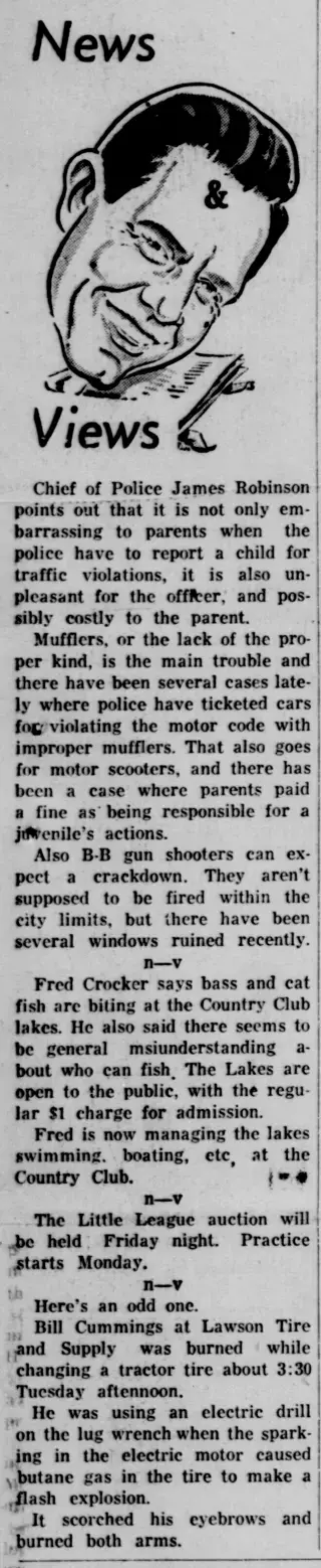 General news Newspaper clipping from Apr 29, 1959 5768580