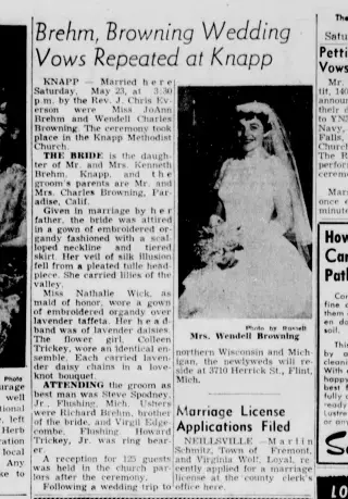 other Newspaper clipping from May 30, 1959 5768590