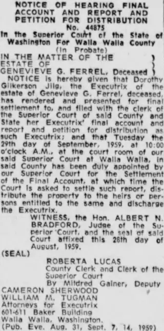 other Newspaper clipping from Aug 31, 1959 5768623