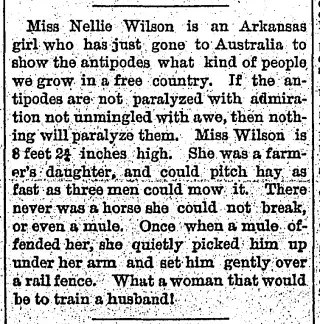 other Newspaper clipping from Nov 14, 1891 5768915