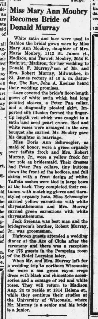 other Newspaper clipping from Aug 14, 1952 5768972