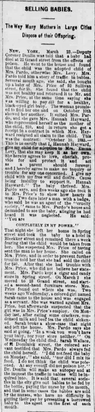 other Newspaper clipping from Mar 24, 1883 5769031