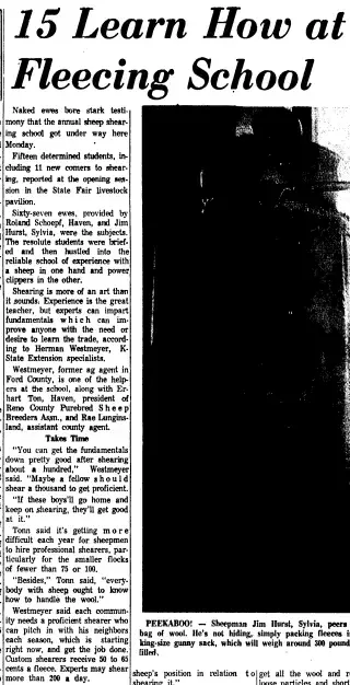 General news Newspaper clipping from Apr 3, 1962 5769337